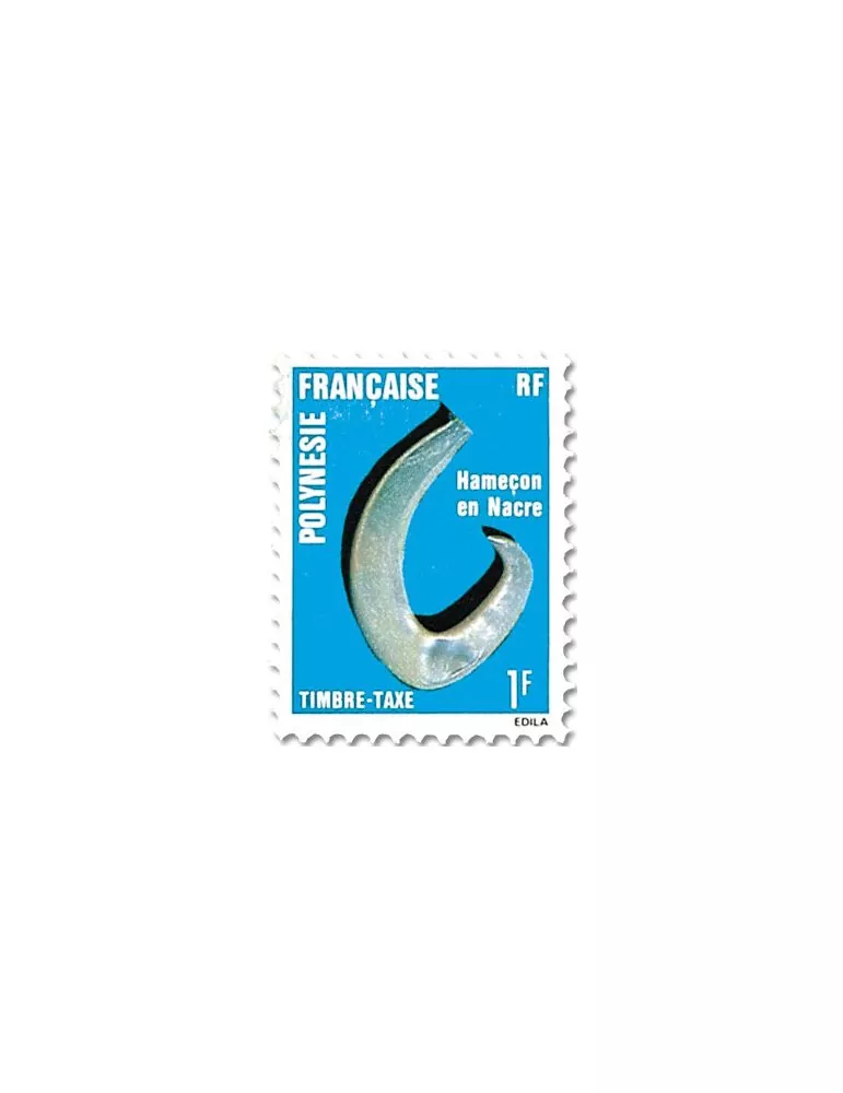 n° 4/7 -Timbre Polynésie Taxe