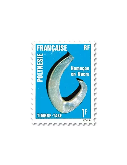 n° 4/7 -Timbre Polynésie Taxe