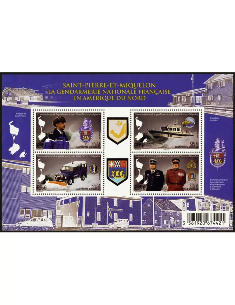 n° F1142- Timbre Saint-Pierre et Miquelon Poste