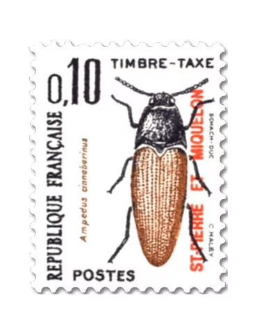 n° 82/91 - Timbre Saint-Pierre et Miquelon Taxe 2