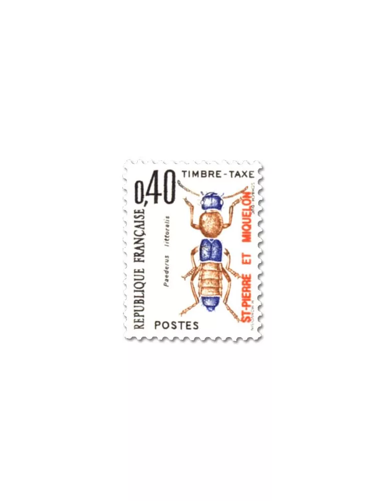 n° 82/91 -Timbre Saint-Pierre et Miquelon Taxe