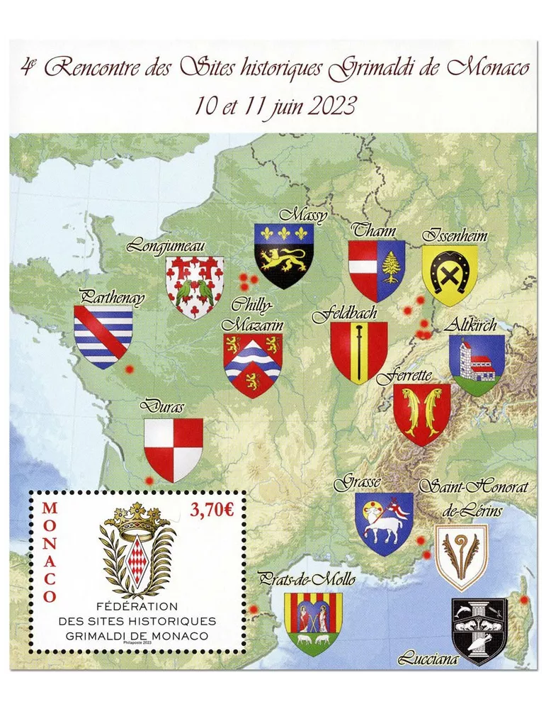 n° F3390 - Timbre MONACO Poste