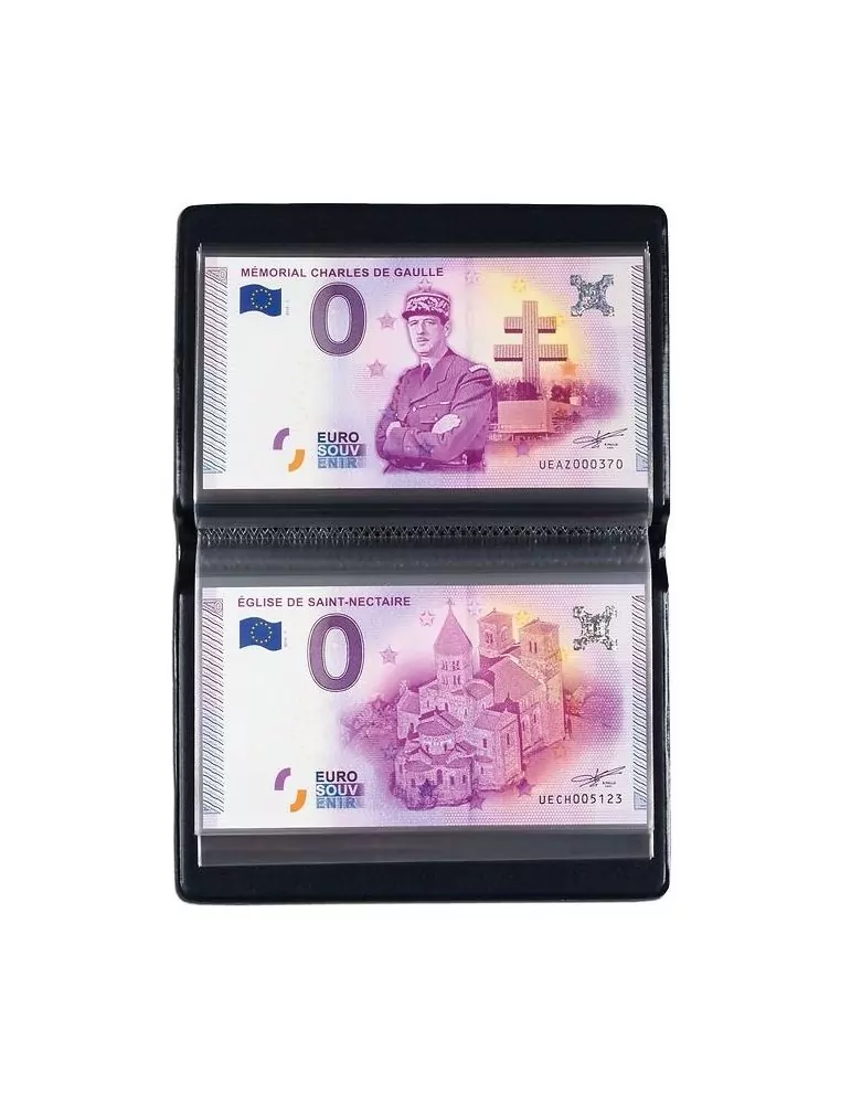 Album de poche ROUTE Billets EURO SOUVENIR - LEUCHTTURM®