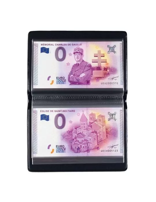 Album de poche ROUTE Billets EURO SOUVENIR - LEUCHTTURM®