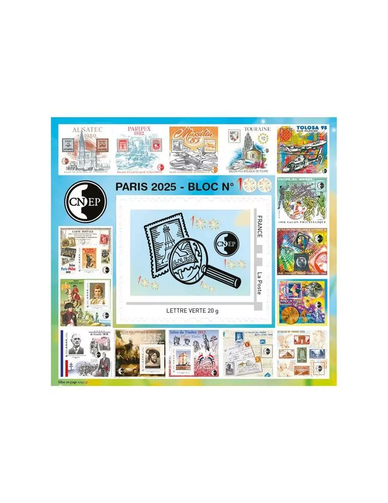 n° 100 - Timbre France CNEP