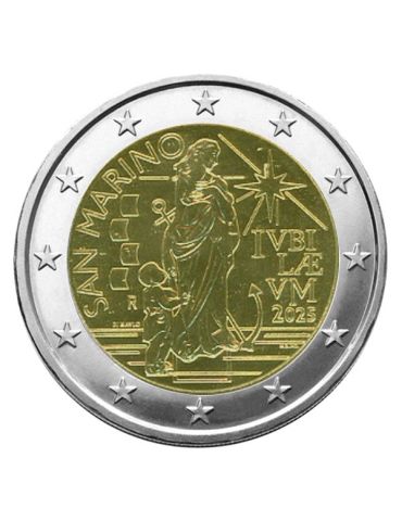 BU : 2 EURO COMMEMORATIVE 2025 : SAINT-MARIN (Année Sainte) 2