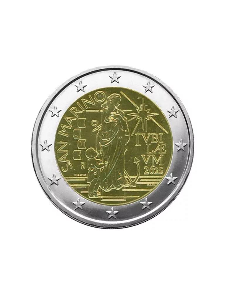 BU : 2 EURO COMMEMORATIVE 2025 : SAINT-MARIN (Année Sainte)