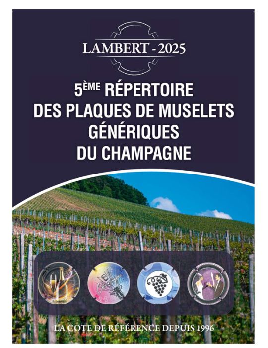 5ème REPERTOIRE DES PLAQUES DE MUSELETS GENERIQUES DE CHAMPAGNE (LAMBERT)