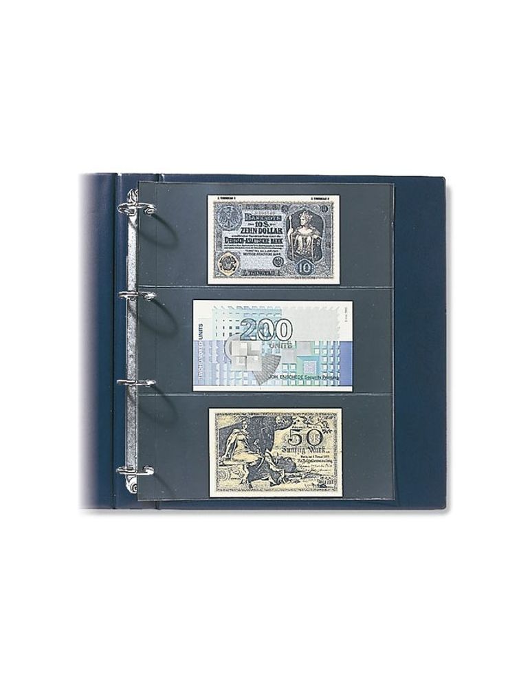FEUILLES COMPACT A4 (6 POCHES ETIQUETTES DE VIN : 220x95mm) - SAFE® (x10)