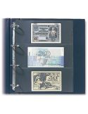 FEUILLES COMPACT A4 (6 POCHES ETIQUETTES DE VIN : 220x95mm) - SAFE® (x10)
