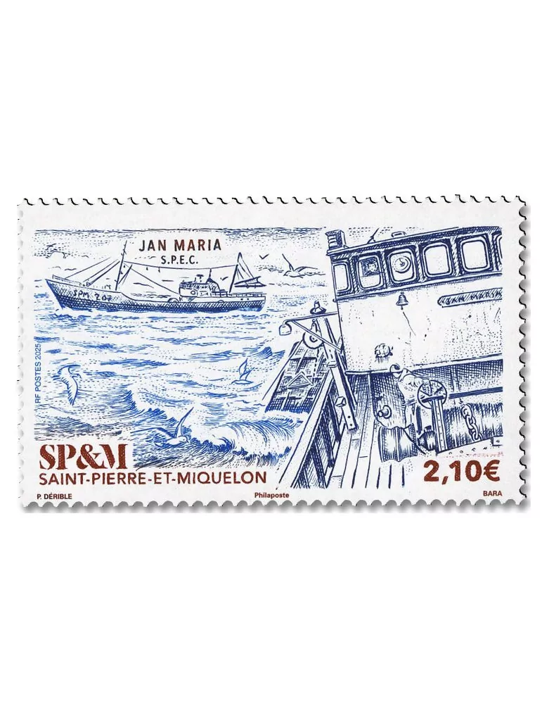 n° 1352 - Timbre Saint-Pierre et Miquelon Poste