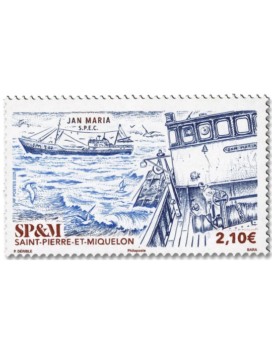 n° 1352 - Timbre Saint-Pierre et Miquelon Poste