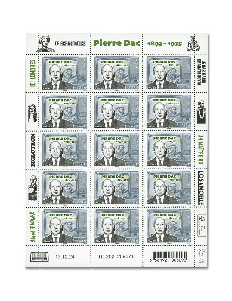n° F168 - Timbre France Feuillets de France (n° 5846)