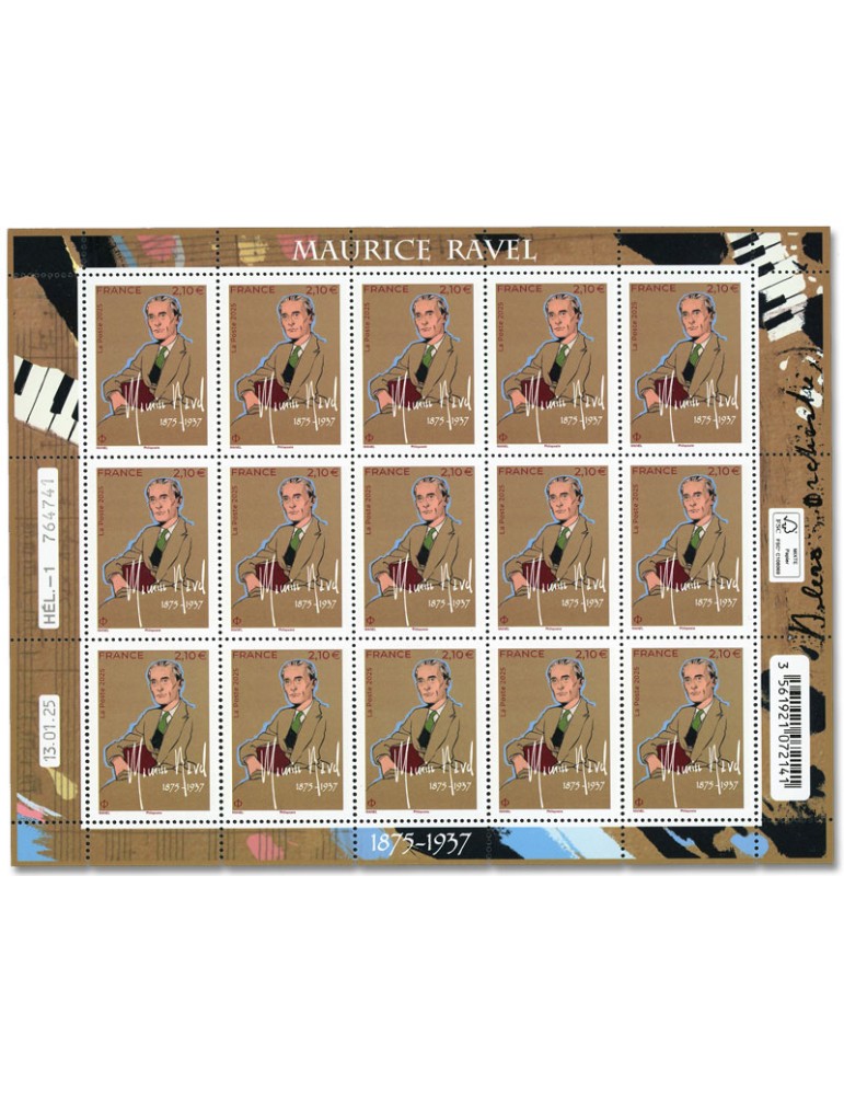 n° F171 - Timbre France Feuillets de France (n° 5853)