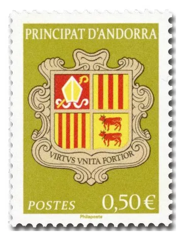 n° 887 - Timbre ANDORRE Poste