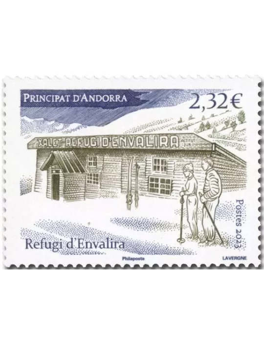 n° 889 - Timbre ANDORRE Poste