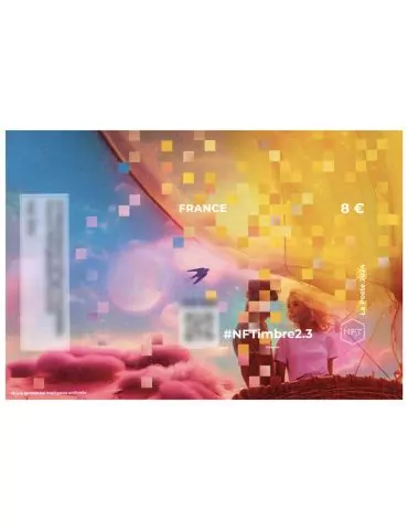 n° 2-3 - Timbre FRANCE Timbres Crypto