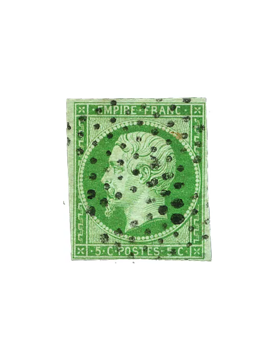 n° 11/12/13A/14A/15/16/17B obl. (Qualité : B) - Napoléon III (Empire Non dentelé)