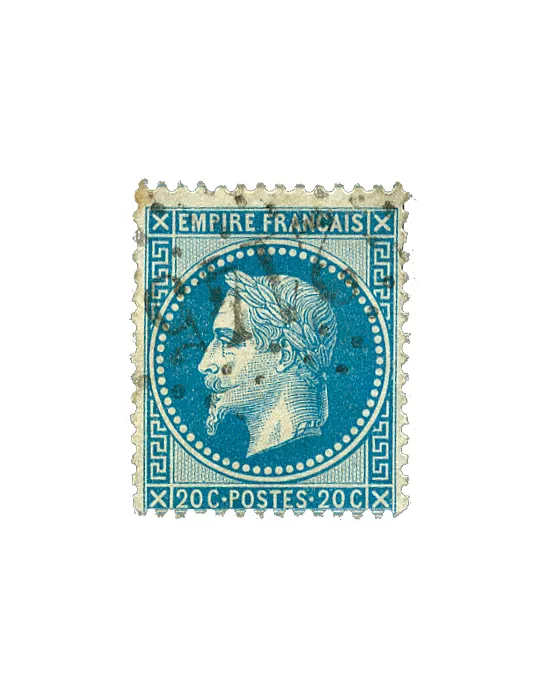 n° 25/26A/27A/28B/29B/30/31/32 obl. (Qualité : B) - Napoléon III (Empire lauré)