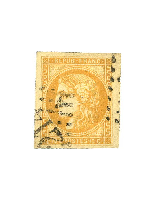 n° 39C-40B-41B-42B-43A-44A-45B-46B-47/49 obl. (Qualité : B) - Cérès (Émission de Bordeaux)