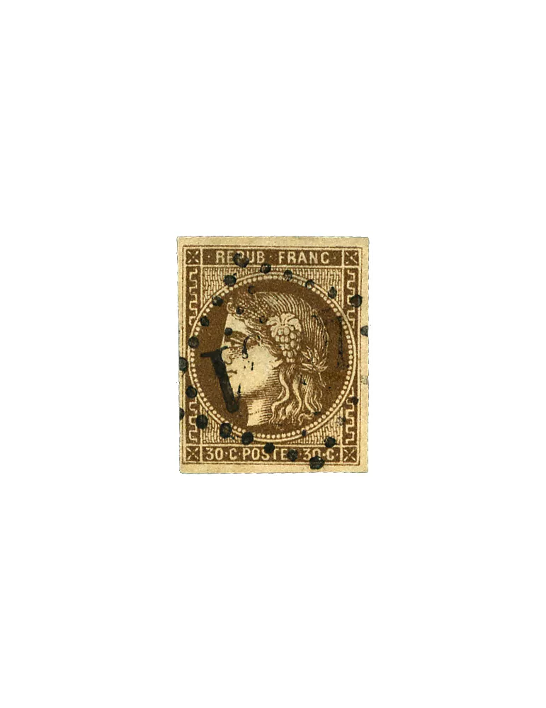 n° 39C-40B-41B-42B-43A-44A-45B-46B-47/49 obl. (Qualité : B) - Cérès (Émission de Bordeaux)