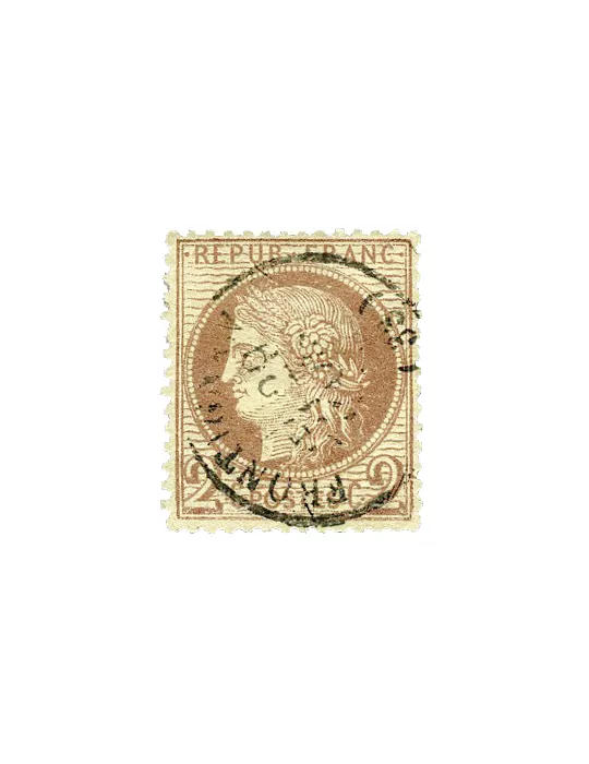 n° 50/60A obl. (Qualité : B) - Type Cérès dentelé (IIIe République)