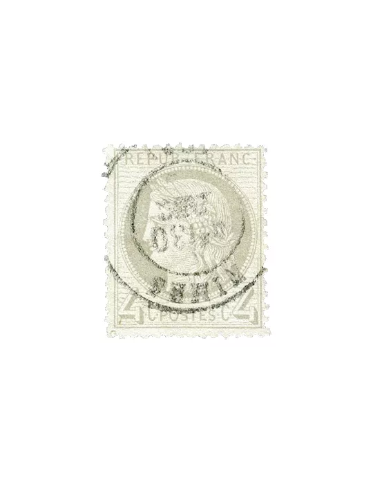 n° 50/60A obl. (Qualité : B) - Type Cérès dentelé (IIIe République)