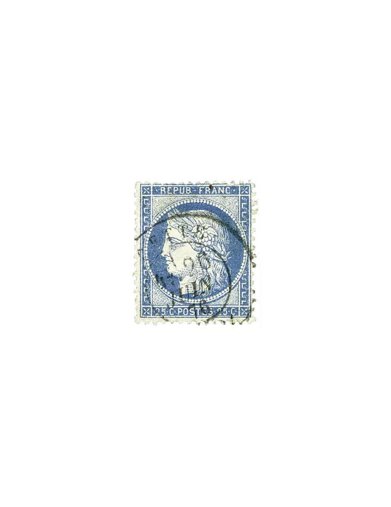 n° 50/60A obl. (Qualité : B) - Type Cérès dentelé (IIIe République)