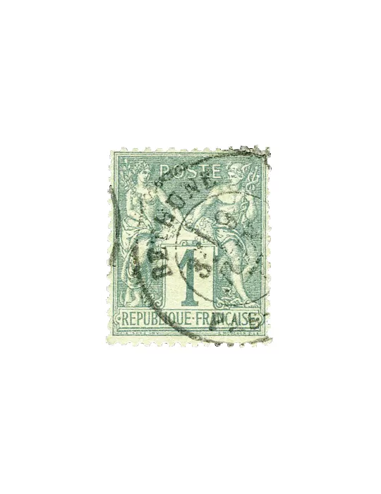 n° 61/72 obl. (Qualité : B) - Type Sage (Type I)