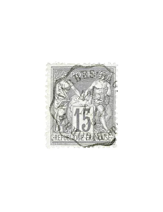 n° 61/72 obl. (Qualité : B) - Type Sage (Type I)