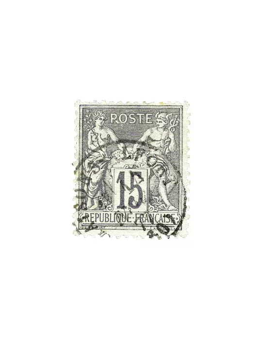 n° 74/82 obl. (Qualité : B) - Type Sage (Type II)