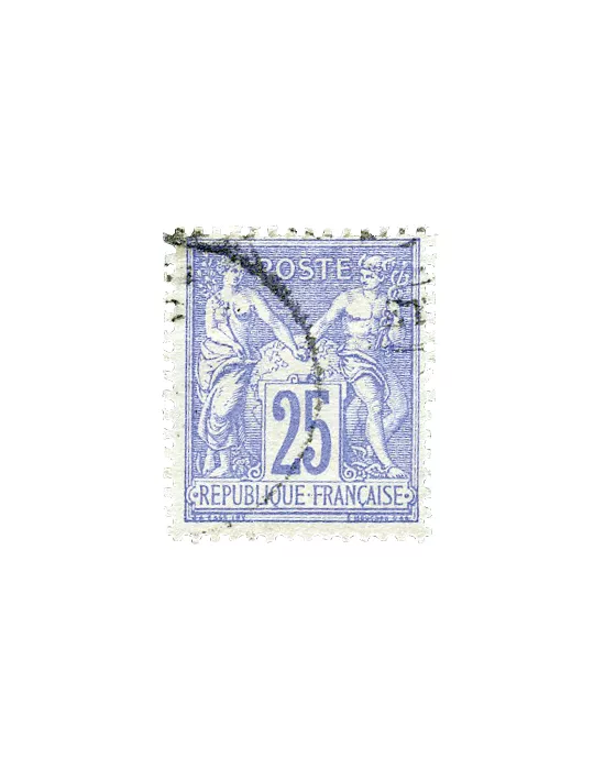 n° 74/82 obl. (Qualité : B) - Type Sage (Type II)