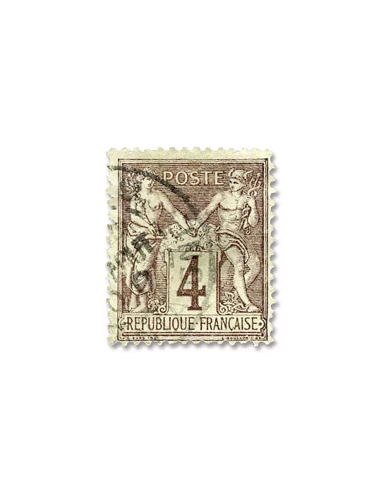 n° 83, 85/95 obl. (Qualité : B) - Type Sage