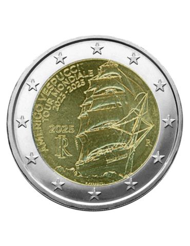 2 EURO COMMEMORATIVE 2025 : ITALIE (Amerigo Vespucci)
