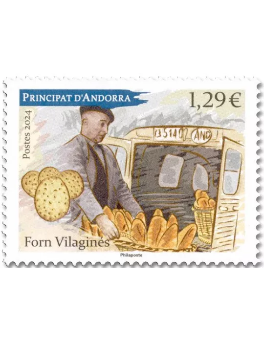 n° 906 - Timbre ANDORRE Poste