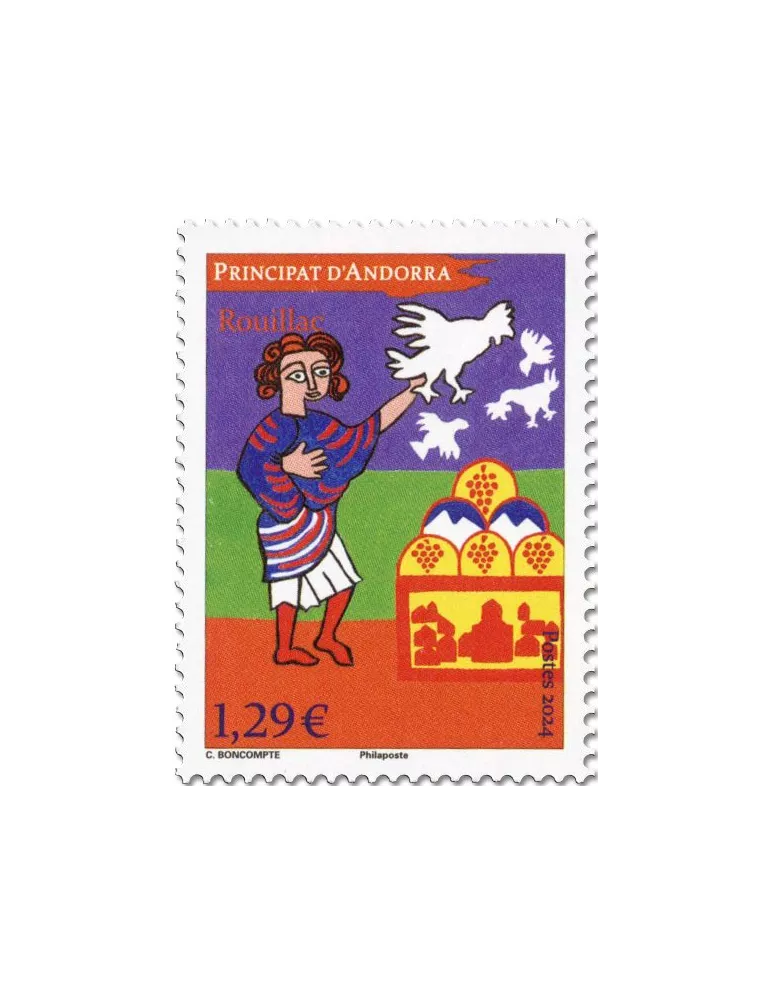 n° 911/912 - Timbre ANDORRE Poste