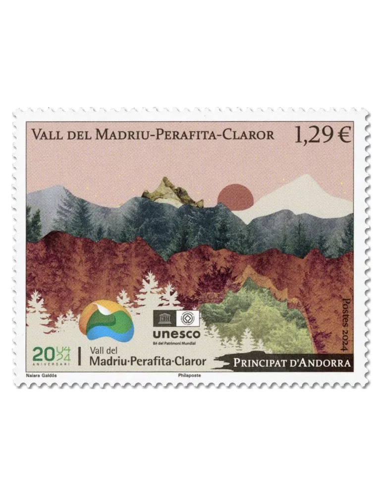 n° 913 - Timbre ANDORRE Poste