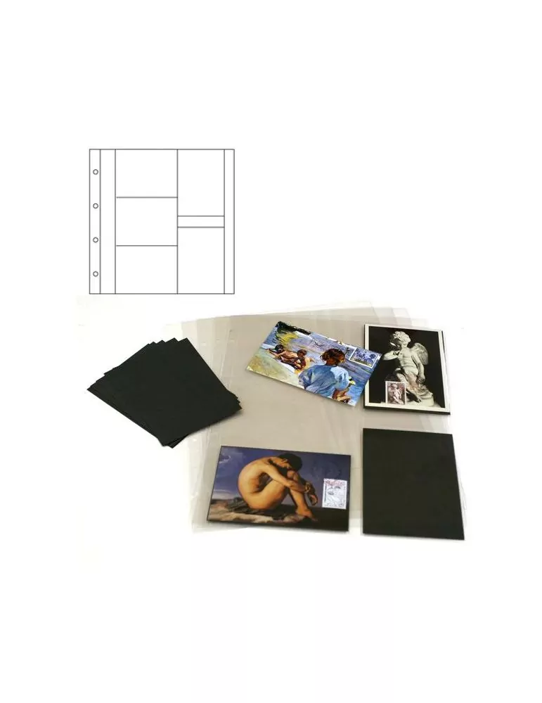 ALBUM CARTES POSTALES PREMIUM GARNI DE 15 RECHARGES