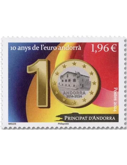 n° 917 - Timbre ANDORRE Poste