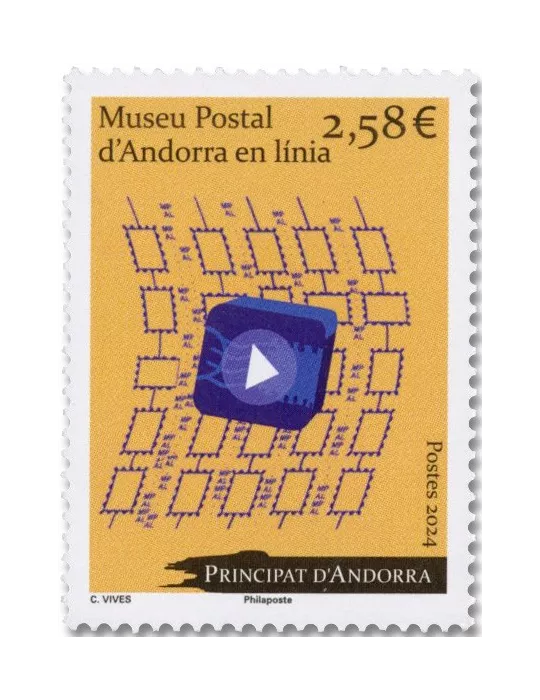 n° 918 - Timbre ANDORRE Poste