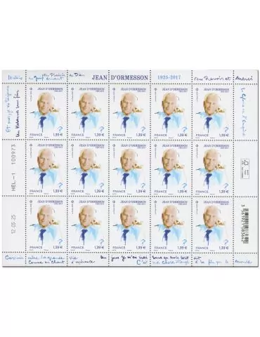 n° F189 - Timbre France Feuillets de France (n° 5883)