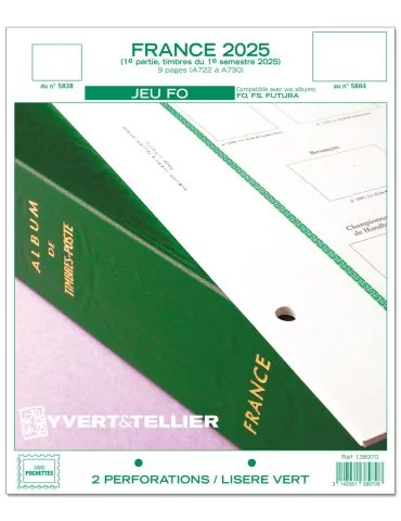 FRANCE FO : 2025 - 1ER SEMESTRE (JEUX SANS POCHETTES)