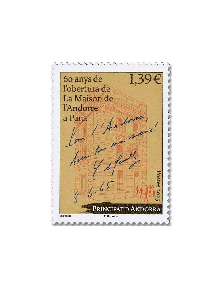 n° 931 - Timbre ANDORRE Poste