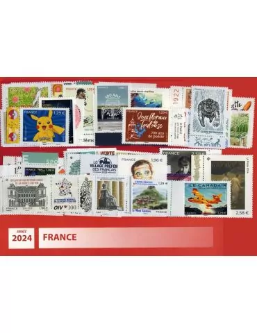 n° 5742/F5828 - Timbre France Année complète (2024)
