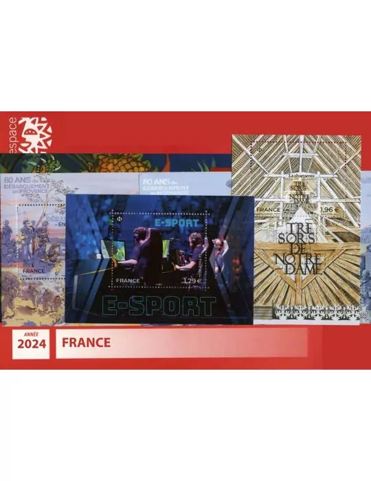 n° 5742/F5828 - Timbre France Année complète (2024)