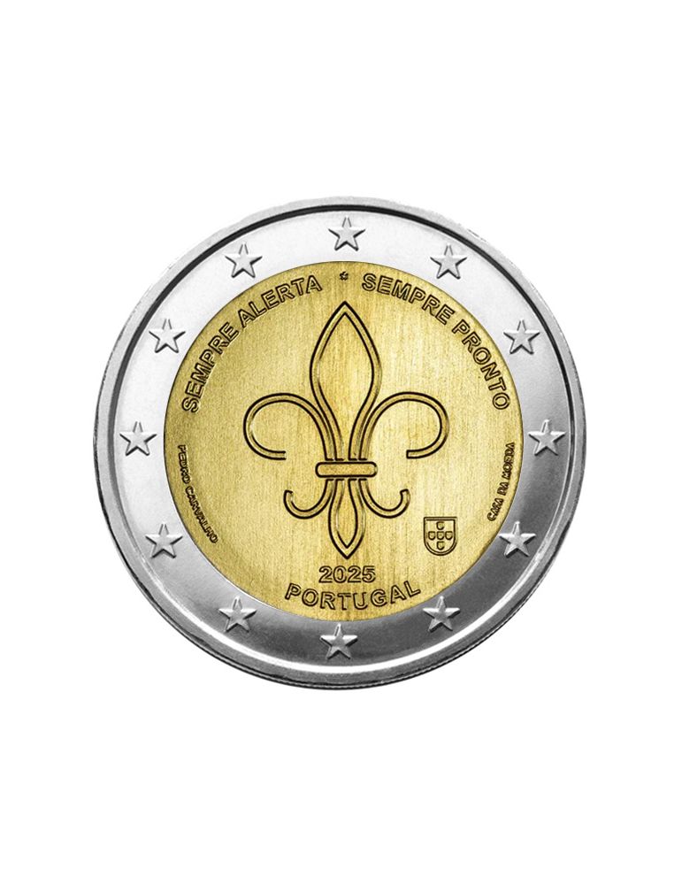 2 EURO COMMEMORATIVE 2025 : PORTUGAL (Scoutisme international)