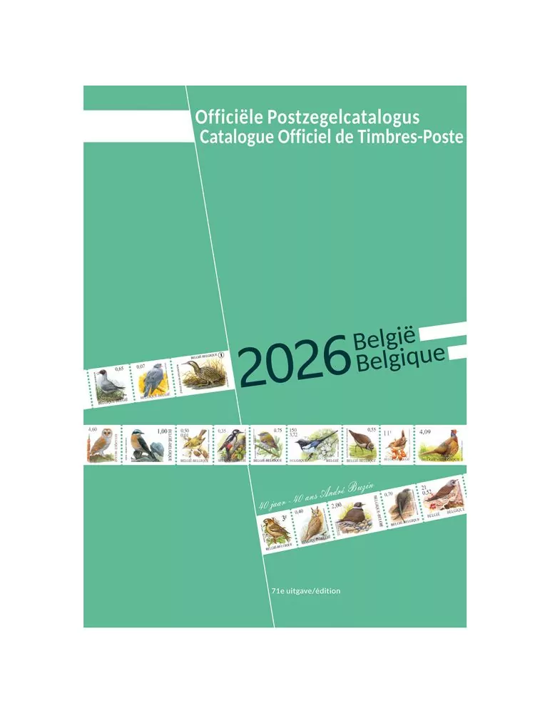 COB 2026 : CATALOGUE OFFICIEL DE TIMBRES-POSTE 2026 (Timbres de Belgique)