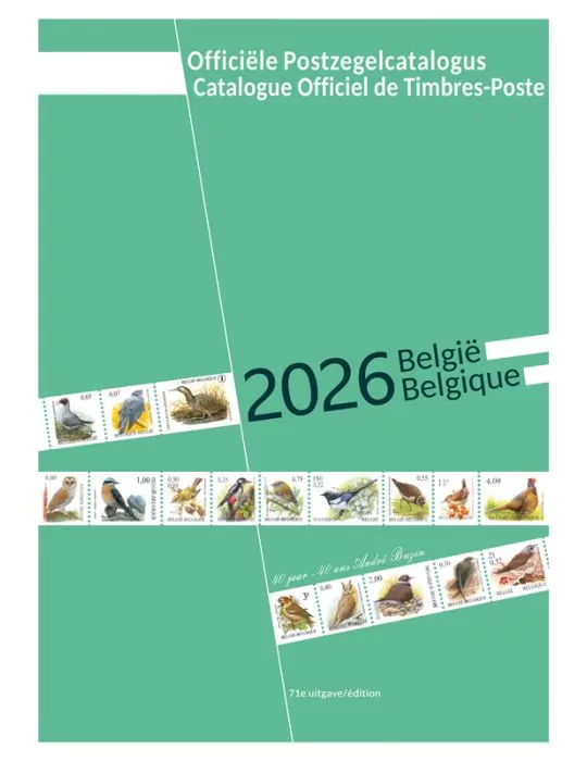 COB 2026 : CATALOGUE OFFICIEL DE TIMBRES-POSTE 2026 (Timbres de Belgique)