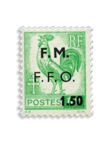 n° 1/3 - Timbre FRANCE Liberation 2