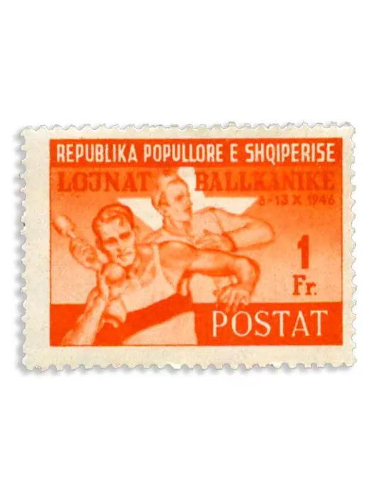 n° 347/353/ - Timbre ALBANIE Poste